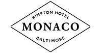 Hotel Monaco Baltimore logo. 13 Best Baltimore Wedding Venues.