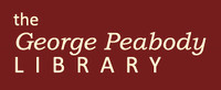 George Peabody Library logo. 13 Best Baltimore Wedding Venues.